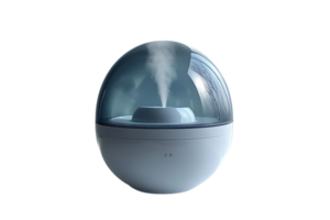 Ultrasonic Cool Mist Humidifier with Transparent Background for Home, Office, and Bedroom png