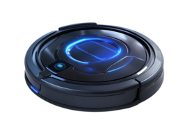 Smart Robot Vacuum Cleaner with Transparent Background, Efficient Cleaning and Advanced Features png