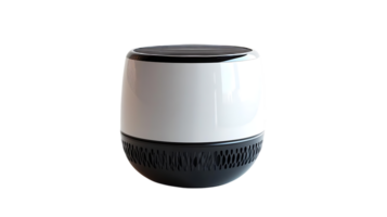 Sleek White Air Purifier with Transparent Background, a Modern Home Essential for Clean Air png