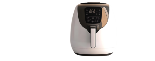 Digital Air Fryer with a Transparent Background, Ideal for Healthy and Delicious Cooking png
