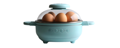 Electric Egg Cooker with Transparent Lid, Perfect for Boiling Eggs to Your Desired Softness, Easy to Use with Multiple Settings and Auto Shut-Off Feature png