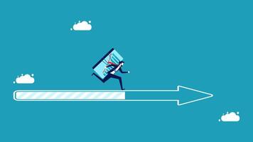 success progress direction loading vector