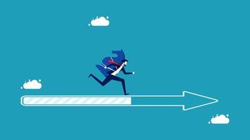 success progress direction loading vector