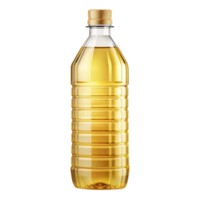 A bottle of oil is sitting on a transparent background png