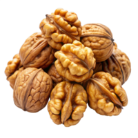 A pile of walnuts with a transparent background png