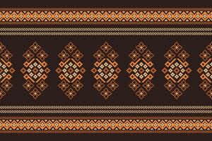 cross stitch motif brown pattern background 22.8.24 1 vector