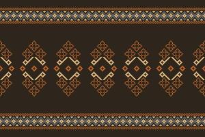 cross stitch motif brown pattern background 22.8.24 2 vector