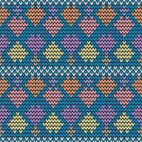 Knitting design is a hobby. vector
