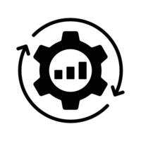 Take a look at this amazing icon of business solution in trendy design style vector