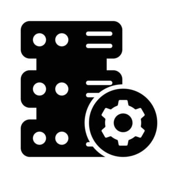 obtener esta increíble icono de servidor ajuste en moderno diseño estilo vector