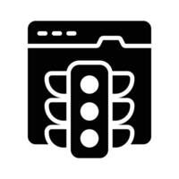 A modern design icon of website traffic in trendy style vector