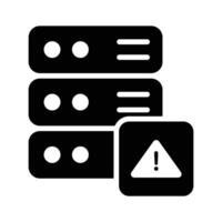 Server error, hosting problem icon design vector