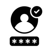 Well designed icon of verified user in modern style vector