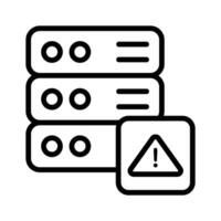 Server error, hosting problem icon design vector