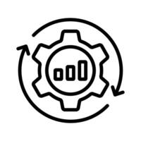 Take a look at this amazing icon of business solution in trendy design style vector