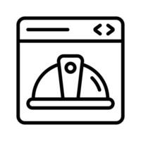 Website maintenance icon design isolated on white background vector