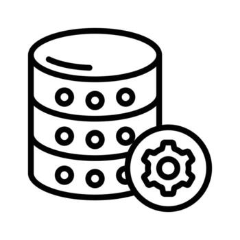 obtener esta increíble icono de servidor ajuste en moderno diseño estilo vector