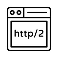 Web browser design in modern style, ready for premium use vector