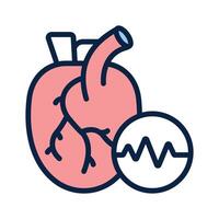 Get this amazing icon of heart health in modern style vector