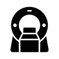 Have a look at this amazing icon of ct scanner, mri machine vector