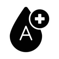A modern icon of blood donation in editable style vector