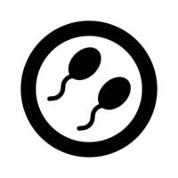 Get this amazing icon of sperms in trendy design style vector