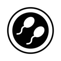 Get this amazing icon of sperms in trendy design style vector