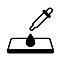 Icon of a petri dish, representing microbiological research and laboratory experiments vector