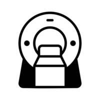Have a look at this amazing icon of ct scanner, mri machine vector