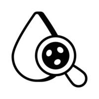 Well designed icon of blood test, customizable vector