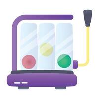 An icon of spirometer in flat style vector