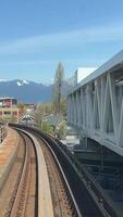 SkyTrain, light and fully automatic transit metro system has 69 km of track and 47 stations on 3 lines. Expo Line was open 1985, Millennium in 2002 and Canada Line 2009 video
