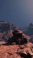 Sculpted Majesty, A Crimson Monolith Amidst the Scarlet Ravine video