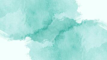 Abstract turquoise teal watercolor background vector