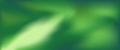 Blurred gradient green background banner vector
