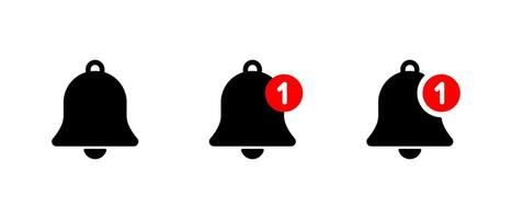 Notification bell icon in generic style vector