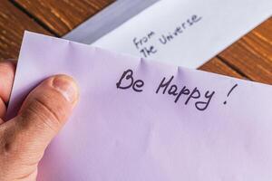 Spiritual message in the mail Photo
