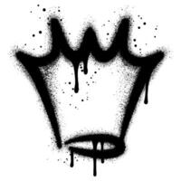 Graffiti crowns with different and very unique styles for t-shirt designs and others vector