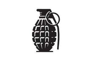 An image of a grenade on a white background vector