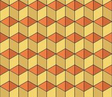 isometric optical empty cubes pattern vector