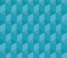 isometric empty cubes seamless optical pattern vector