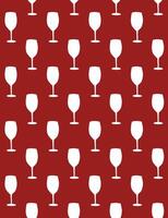 Seamless pattern of sketch vine glass vector