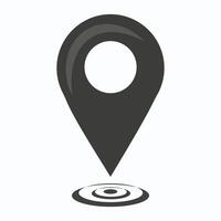 Set of map pin icons. Modern map markers. location pin sign. vector