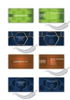 Print Professional Business Card, Template, or Visiting Card. vector
