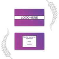 Print a Modern business card template with geometric shapes. vector