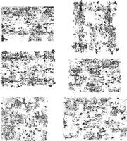 Grunge overlay layer. Abstract black and white background. Monochrome vintage surface with dirty pattern in cracks, spots, dots. Old wall in dark horro vector