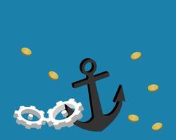 sunk cost or retrospective cost is a cost that has already been incurred and cannot be recovered vector