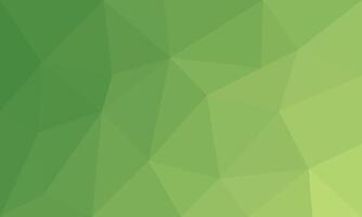 Green gradient in abstract polygon shape background texture. modern mosaic illustration with triangle shape pattern elements for display, business, website, surface, advertising, display, idea, page vector