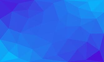 Abstract irregular geometric pattern background. Modern polygon shapes with blue sky gradient mesh texture vector