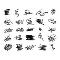 scribble set collection vector